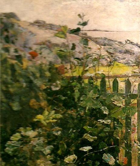 Carl Larsson vastkustmotiv-motiv fran varberg China oil painting art